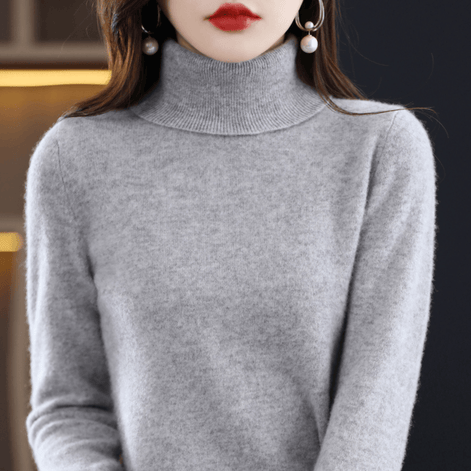 Elena Knitted Turtleneck Jumper for Ladies Christmas Jumpers Season