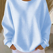 Lucille Oversized Waffle-Knit Jumper for Women
