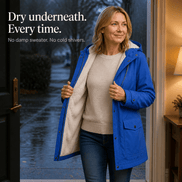 Plush-Lined Waterproof Hooded Parka Jacket for Women