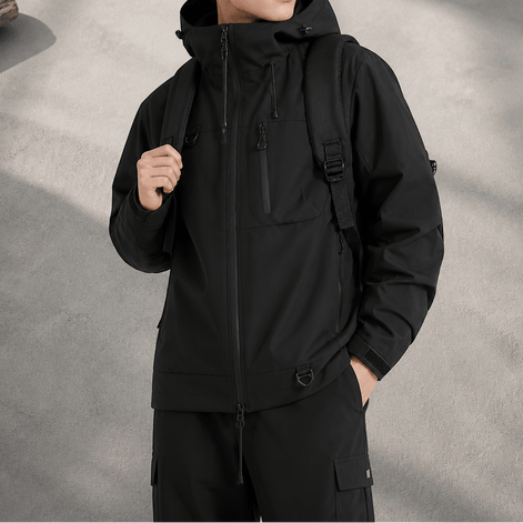 Vantrek Women's Hooded Rain Jacket with Vented Lining and Lotus-Effect Finish