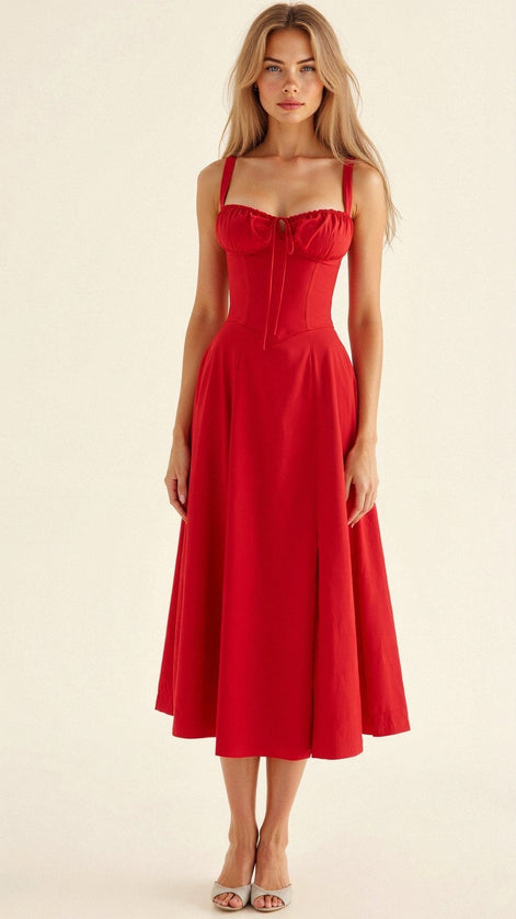 Elodie Floral Satin Midi Slip Dress for Autumn Dresses Occasions