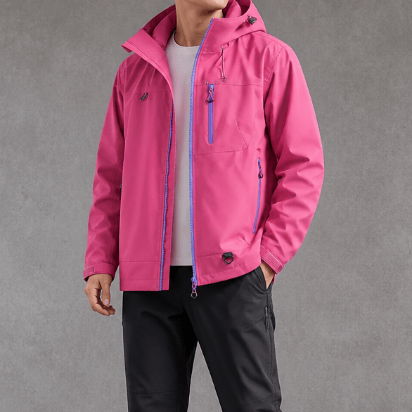 Vantrek Women's Hooded Rain Jacket with Vented Lining and Lotus-Effect Finish