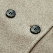 Charlene Double Breasted Wool Blend Pea Coat for Women