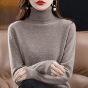 Elena Knitted Turtleneck Jumper for Ladies Christmas Jumpers Season