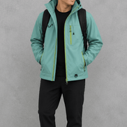 Vantrek Women's Hooded Rain Jacket with Vented Lining and Lotus-Effect Finish