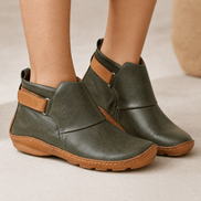 Solena Wide-Fit Women's Ankle Boots with Adjustable Strap for Sensitive Feet