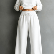 Women's Turtleneck Wide-Leg Trouser Co-Ord Set