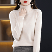 Elena Knitted Turtleneck Jumper for Ladies Christmas Jumpers Season