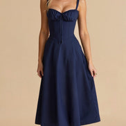 Elodie Floral Satin Midi Slip Dress for Autumn Dresses Occasions