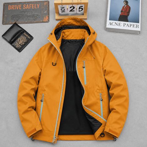 Vantrek Women's Hooded Rain Jacket with Vented Lining and Lotus-Effect Finish