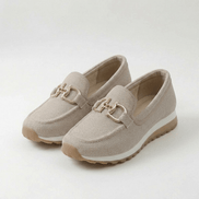 Lili Bit-Buckle Slip-On Sneakers with Orthopedic Cushioning for Women