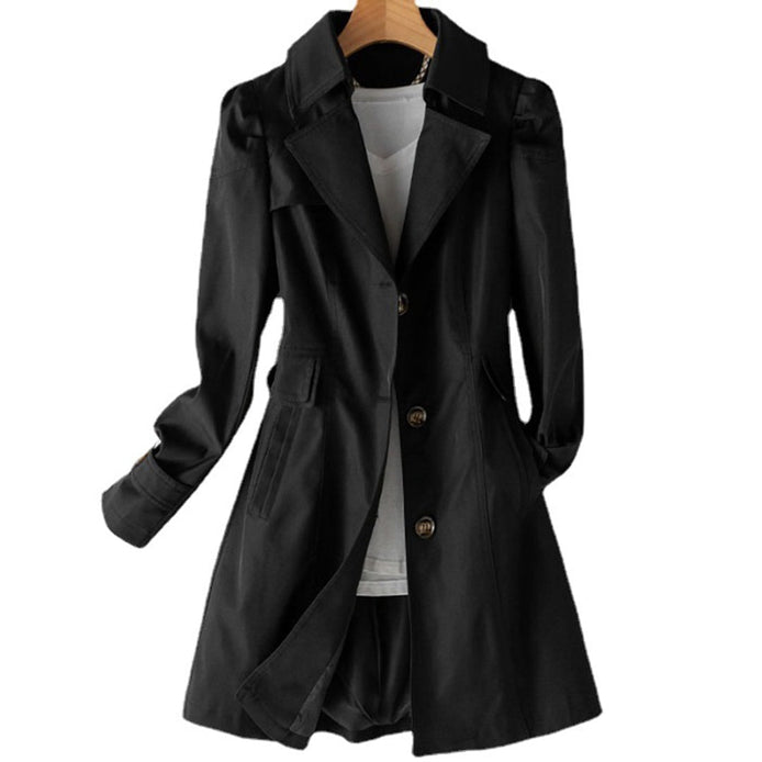 Leslie Fit-and-Flare Trench Style Winter Coats Women Wear to Work
