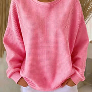 Lucille Oversized Waffle-Knit Jumper for Women