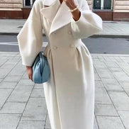 Phyllis Double Breasted Wrap Maxi Coat Winter Coats Women