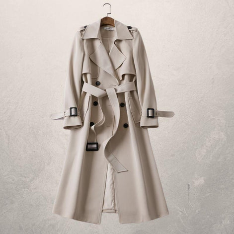 Reagan Belted Double Breasted Trench Style Womens Coats for Winter
