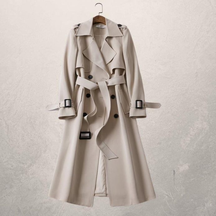 Reagan Belted Double Breasted Trench Style Womens Coats for Winter