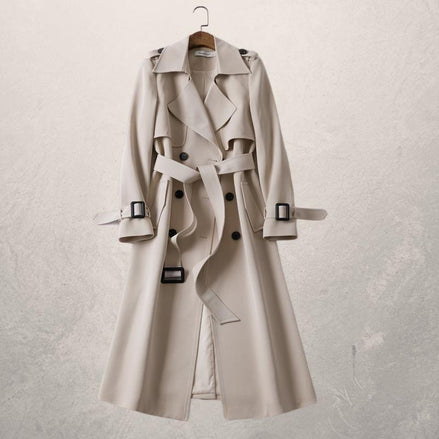 Reagan Belted Double Breasted Trench Style Womens Coats for Winter