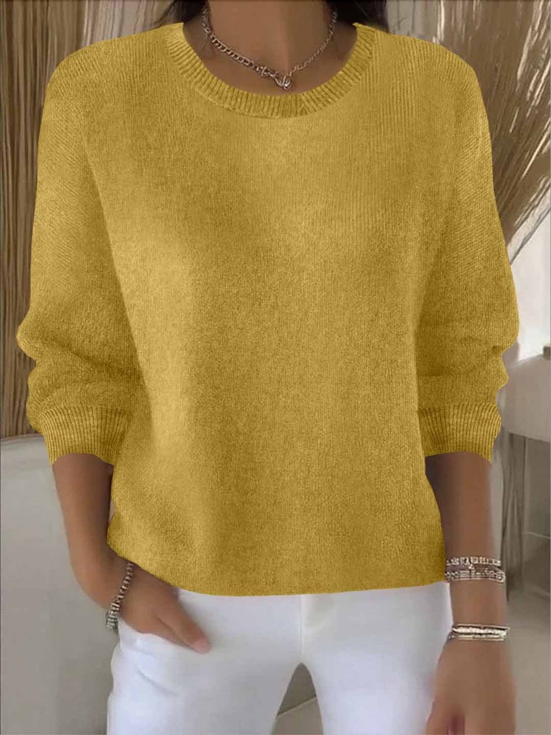 Lorie Relaxed Crew Neck Knit Jumper for Women