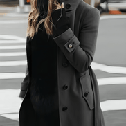 Sandra Belted Trench Style Womens Coats with High Collar Detail