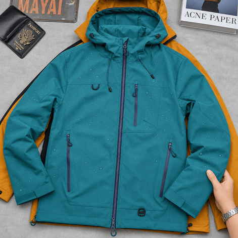 Vantrek Women's Hooded Rain Jacket with Vented Lining and Lotus-Effect Finish