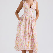 Imogen Floral Midi One of the Autumn Dresses for Weddings and Parties