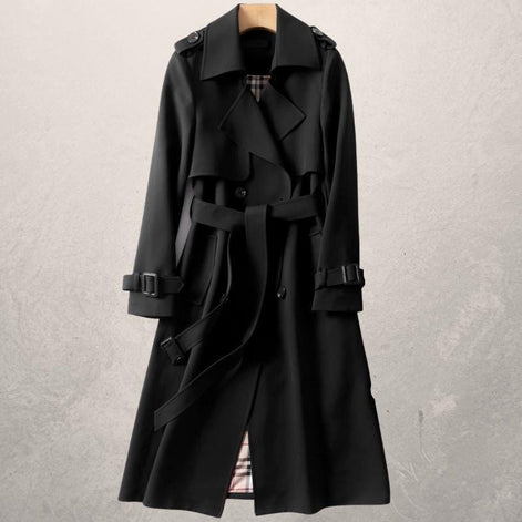 Reagan Belted Double Breasted Trench Style Womens Coats for Winter