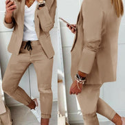 Women's Blazer and Jogger Two Piece Co Ord Set