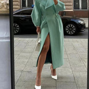Phyllis Double Breasted Wrap Maxi Coat Winter Coats Women