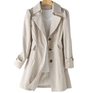 Leslie Fit-and-Flare Trench Style Winter Coats Women Wear to Work