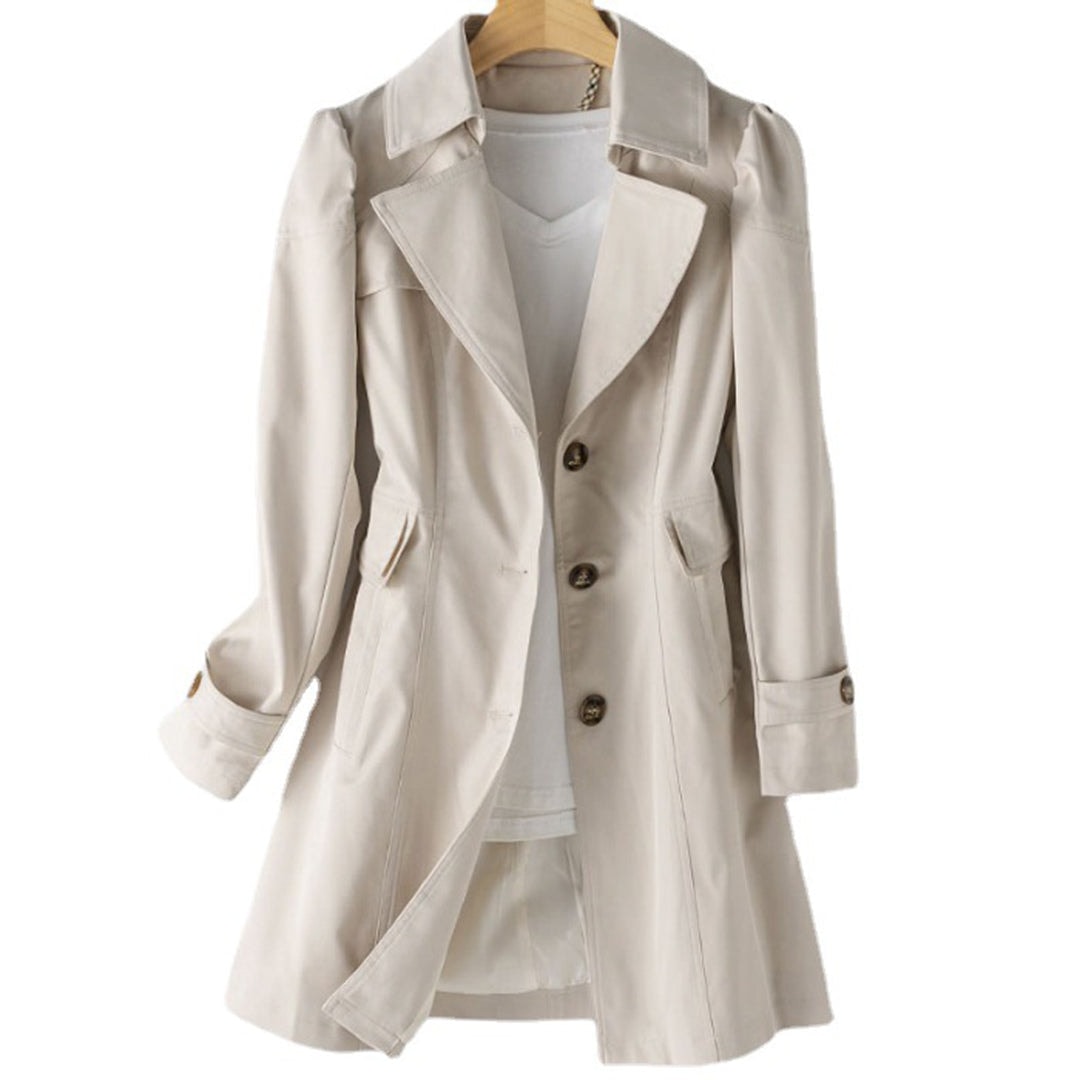 Leslie Fit-and-Flare Trench Style Winter Coats Women Wear to Work