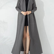 Reese Belted A-Line Winter Coat with Funnel Neck for Women