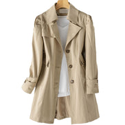 Leslie Fit-and-Flare Trench Style Winter Coats Women Wear to Work