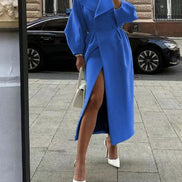 Phyllis Double Breasted Wrap Maxi Coat Winter Coats Women