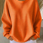 Lucille Oversized Waffle-Knit Jumper for Women