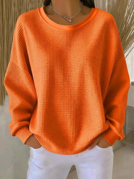 Lucille Oversized Waffle-Knit Jumper for Women