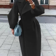 Phyllis Double Breasted Wrap Maxi Coat Winter Coats Women
