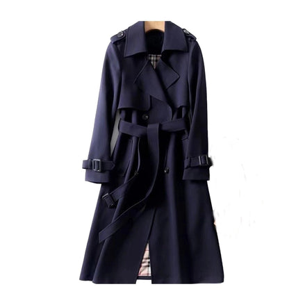Rosie Long Double-Breasted Trench Style Winter Coats for Women