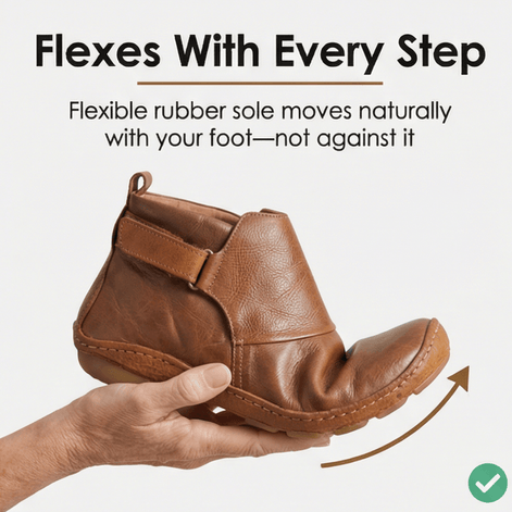 Solena Wide-Fit Women's Ankle Boots with Adjustable Strap for Sensitive Feet