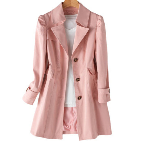 Leslie Fit-and-Flare Trench Style Winter Coats Women Wear to Work