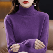 Elena Knitted Turtleneck Jumper for Ladies Christmas Jumpers Season