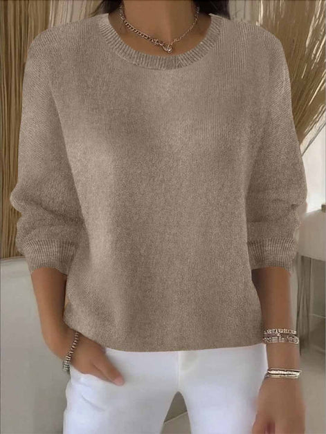 Lorie Relaxed Crew Neck Knit Jumper for Women