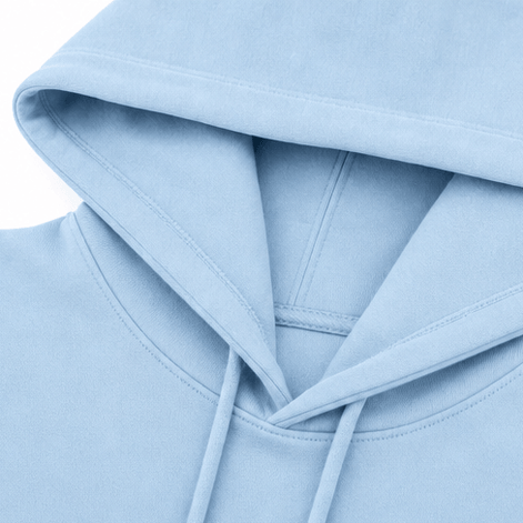 Oversized Wide-Sleeve Hooded Sweatshirt with Dropped Shoulders