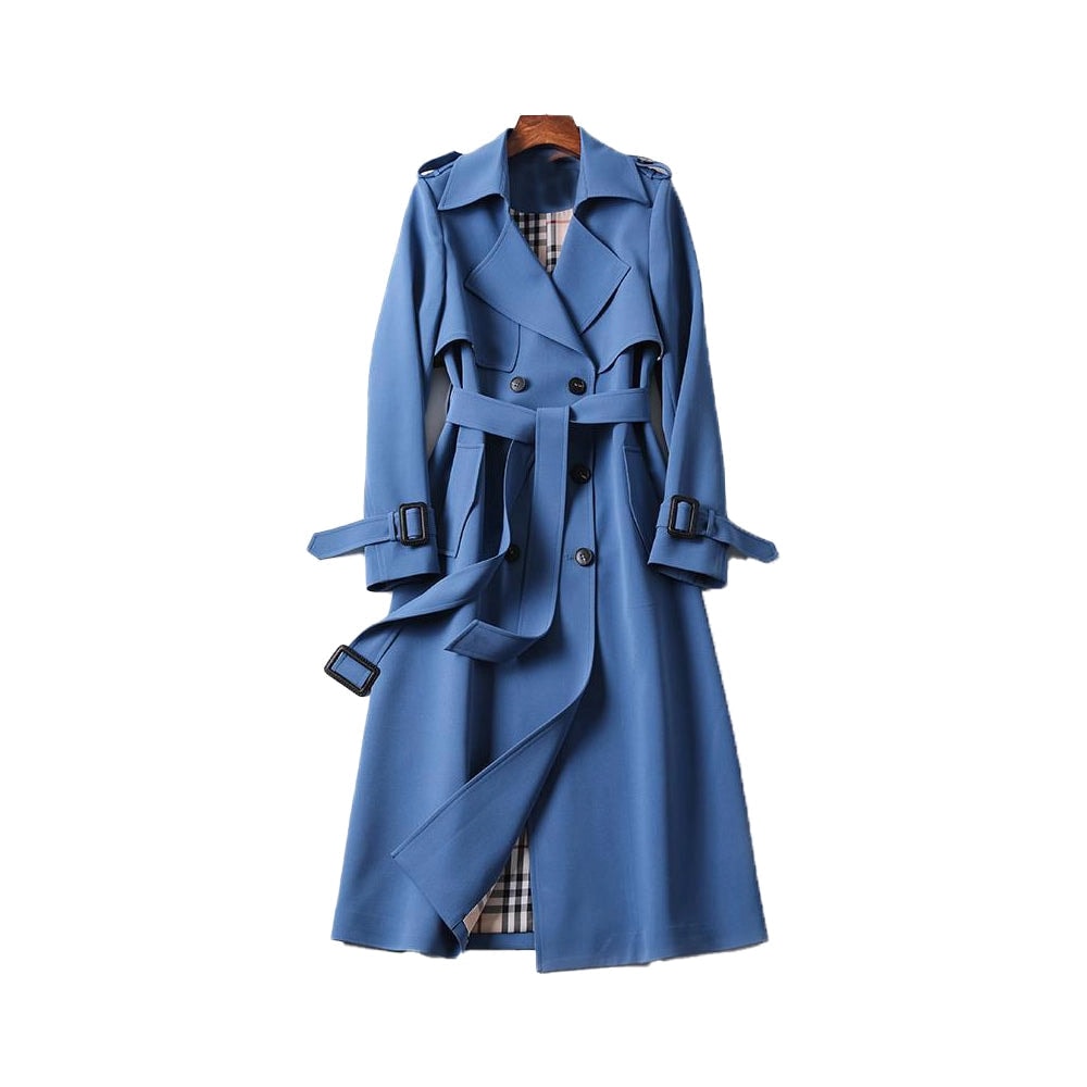 Rosie Long Double-Breasted Trench Style Winter Coats for Women