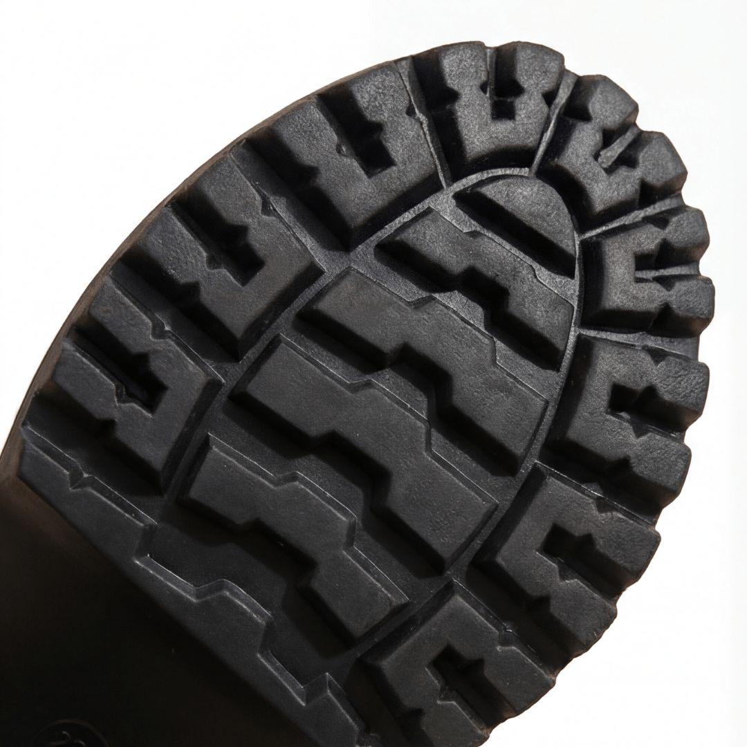 Stridara Lightweight Chunky Platform Combat Boots for Women in PU Leather