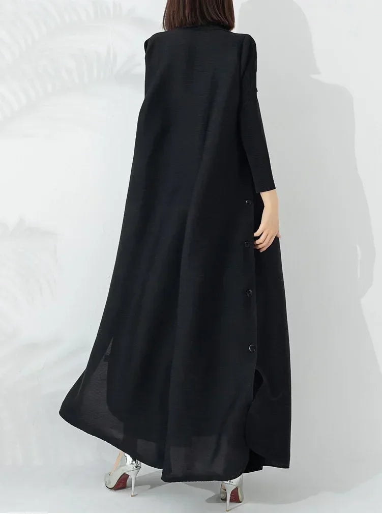 Reese Belted A-Line Winter Coat with Funnel Neck for Women
