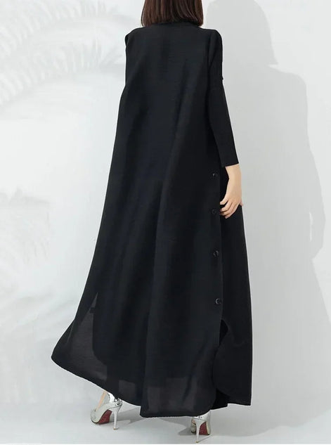 Reese Belted A-Line Winter Coat with Funnel Neck for Women