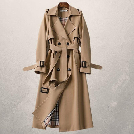 Reagan Belted Double Breasted Trench Style Womens Coats for Winter