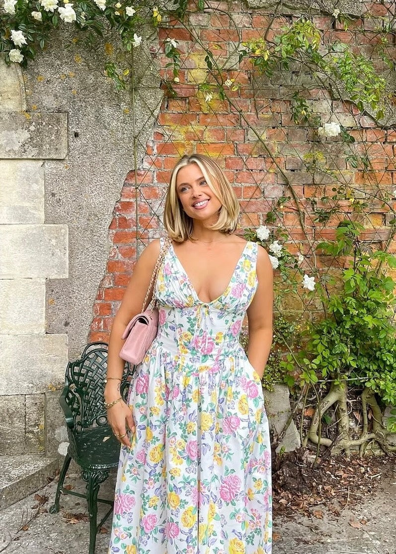 Imogen Floral Midi One of the Autumn Dresses for Weddings and Parties