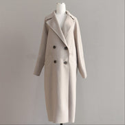 Isabella Women's Longline Wool Blend Winter Coat with Belt