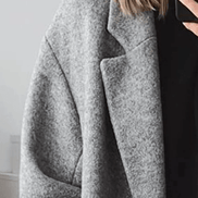 Adrienne Double-Breasted Oversized Women's Wool-Blend Winter Coat